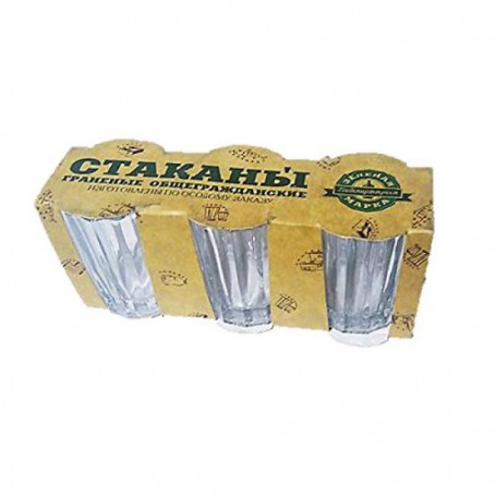 3 VERRES VODKA GREEN MARK