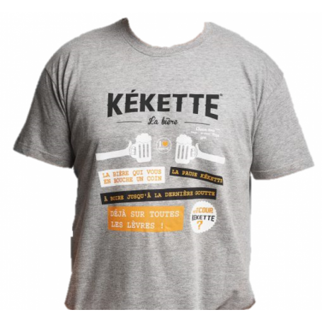 KEKETTE T SHIRT GRIS L