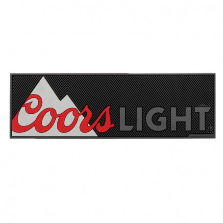 COORS LIGHT TAPIS DE BAR PLASTIQUE