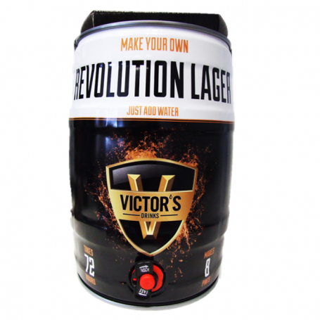 VICTOR'S DRINKS BARREL REVOLUTION LAGER FUT 4,5L
