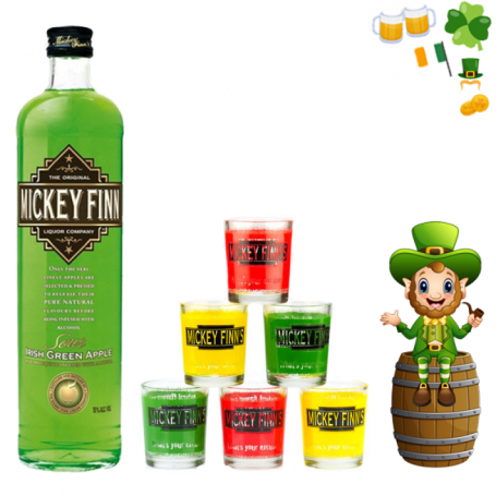 BOX MICKEY FINN'S IRISH GREEN APPLE