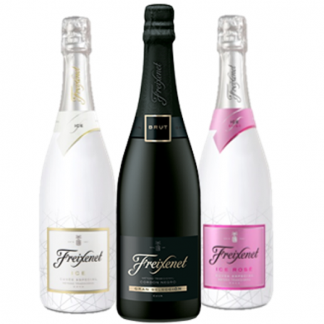 FREIXENET KIT SOIREE BULLES : 3 BTLES (CORDON NEGRO,ICE,ICE ROSE)