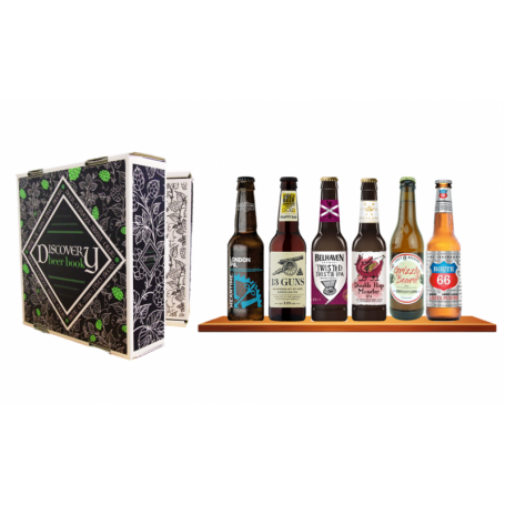 BOX DISCOVERY BEER BOOK 6 BIERES DE TYPE IPA 6*0.33L