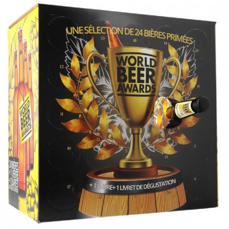 COFFRET BIÈRE-IDÉE CADEAU-24 BIÈRES PRIMÉES WBA