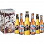 COFFRET BOITE METAL COUPLE 6*0.33L (COORS LIGHT & MILLER)