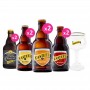 BOX DECOUVERTE KASTEEL - 4*2*33CL + 1 VERRE