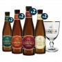 BOX DECOUVERTE CAROLUS - 4*2*33CL + 1 VERRE