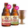 BOX DECOUVERTE WATERLOO - 2*4*33CL + 1 VERRE
