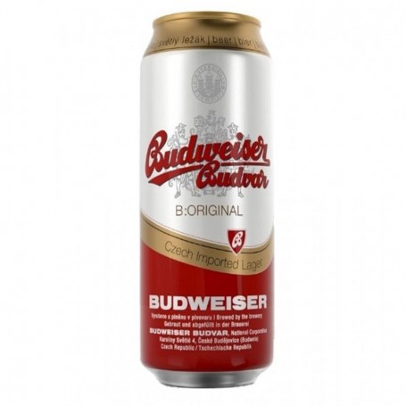 BUDWEISER BUDVAR 0,50L CAN