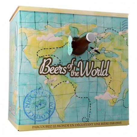 CALENDRIER DE L'AVENT BIO 24 BIERES + 1 VERRE