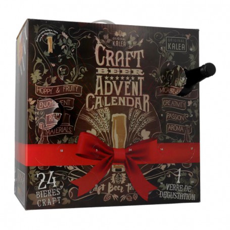 CALENDRIER DE L'AVENT CRAFT INTERNATIONALES 24 BIERES 33CL